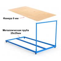 Тележка для перевозки матов металл+фанера